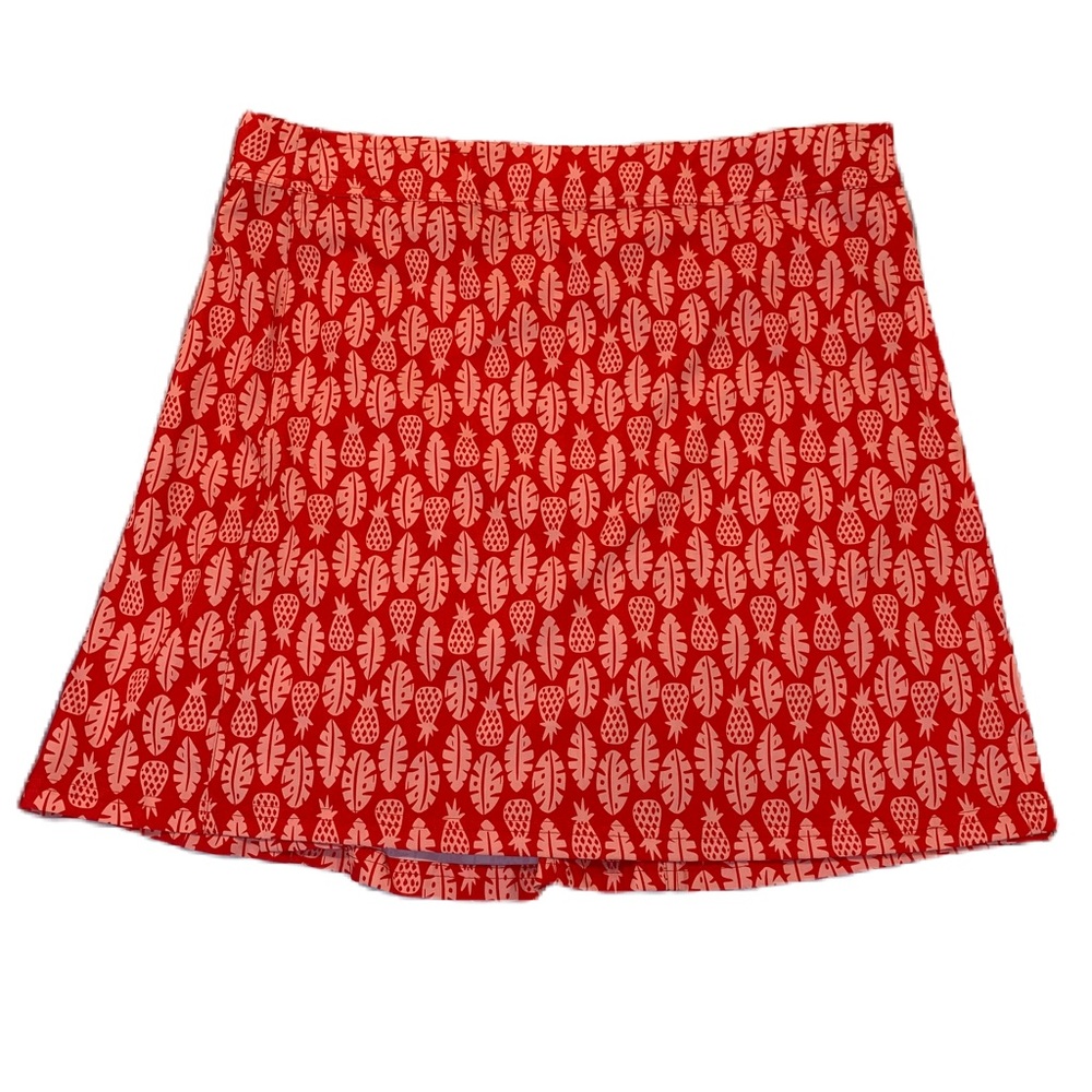 Rip Skirt Hawaii Women’s Skirt Large Length 2 Red Tropical Print Quick Dry